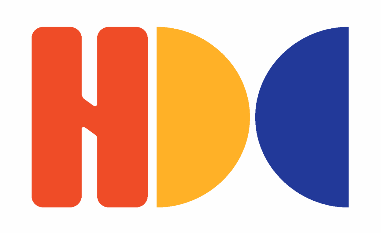 HDC Medical logo: orange and yellow shapes forming "HDC" with blue semi-circle and text "MEDICAL