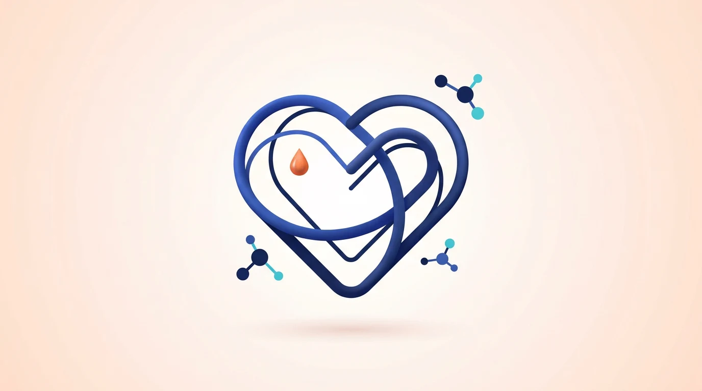 Pregnancy blood test illustration — hCG hormone concept, HDC Medical