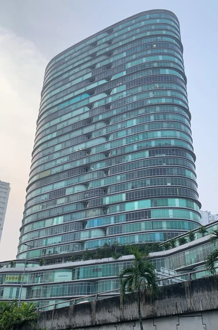The curved glass Oval Damansara tower on Jalan Damansara, Kuala Lumpur, home of HDC Medical (Unit 3A-08)